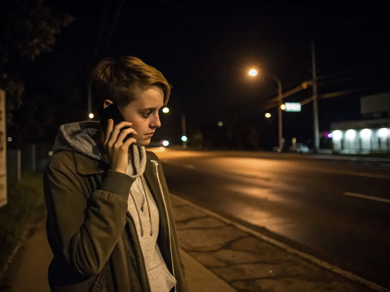 A person looking cautiously at a smartphone with scam alerts, representing the cybersecurity and scam awareness workshop.